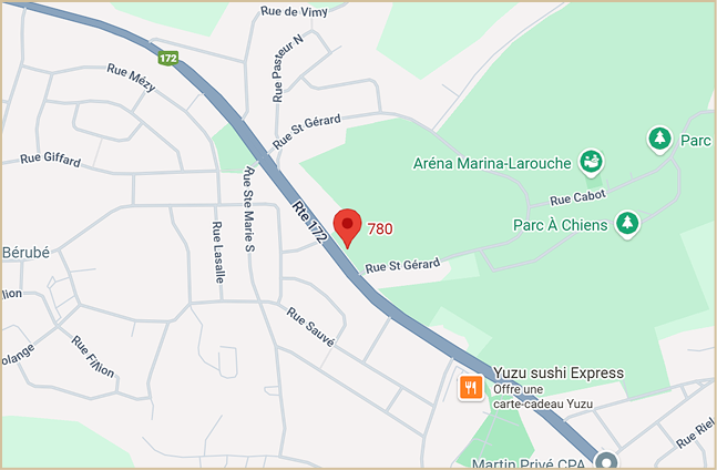 Google map du Complexe Ste-Geneviève
